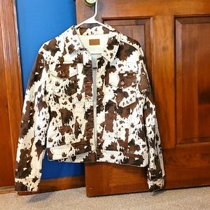 Judy Blue Cow Print Jacket